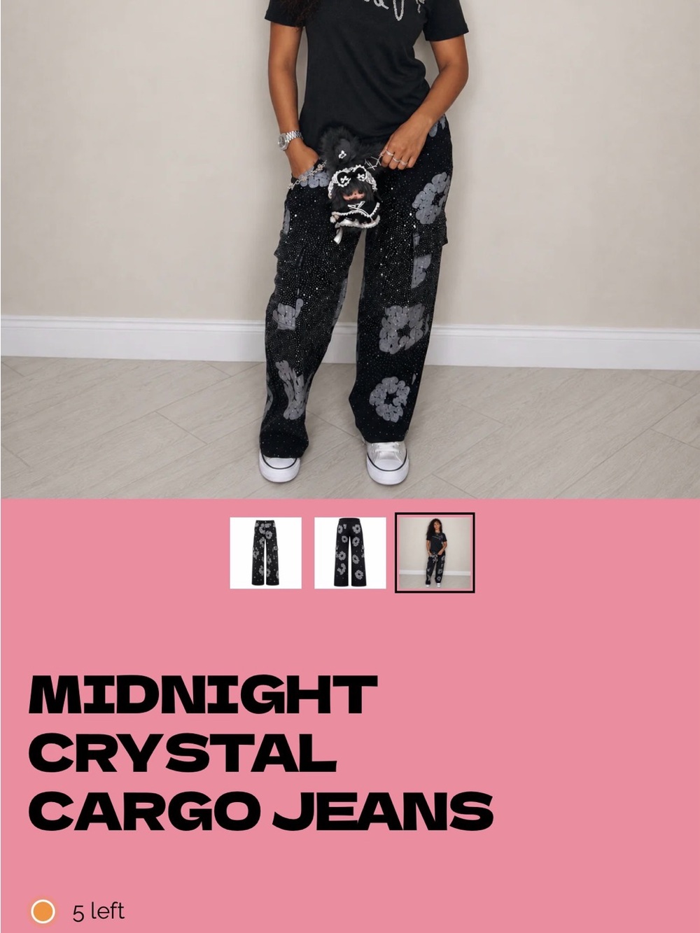 embellished cargo pants !